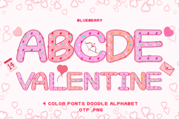 Blueberry: Adorable Color Fonts for Every Creative Need