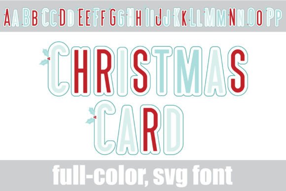 Christmas Card Typography: A Modern Design Asset