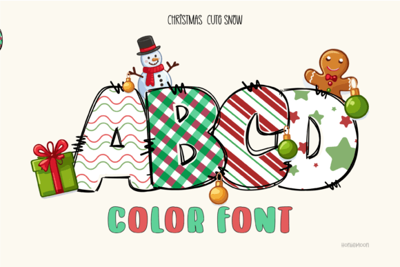 Christmas Cute Snow: Festive Font Magic for Designers