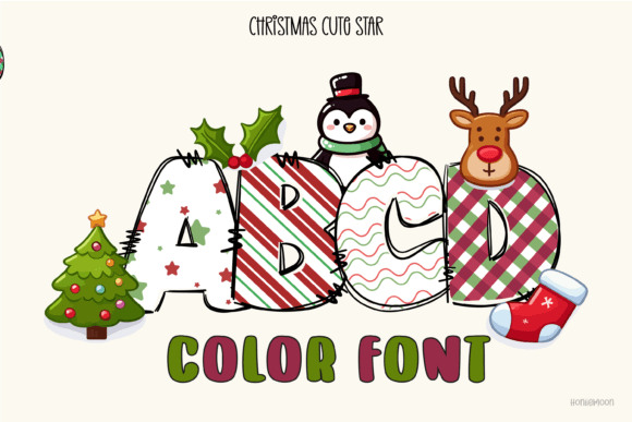 Christmas Cute Star: Festive Fonts for Modern Designs