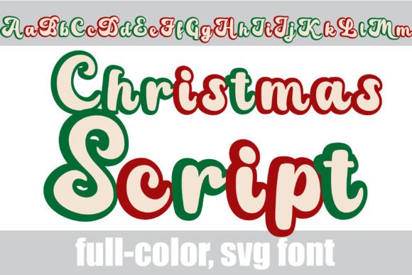 Christmas Script: Elevate Your Holiday Designs with Color Typography