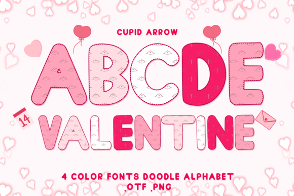 Cupid Arrow: Adorable Color Fonts for Creative Design