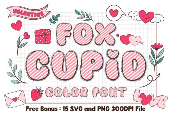 Discover Fox Cupid: A Charming Color Font for Creative Projects