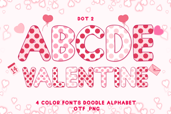 Dot 2: Adorable Color Fonts for Creative Design