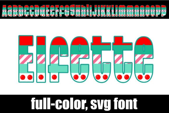 Elfette: Elevate Your Holiday Design with a Modern Color Font