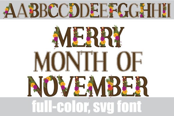 Embrace the Season: Designing with the Merry Month of November Font