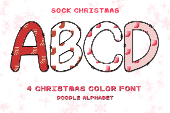 Festive Color Fonts for Your Holiday Design Projects