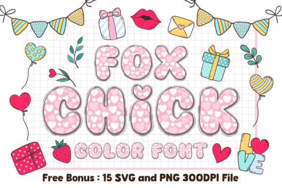 Fox Chick: A Color Font for Charming Visual Design