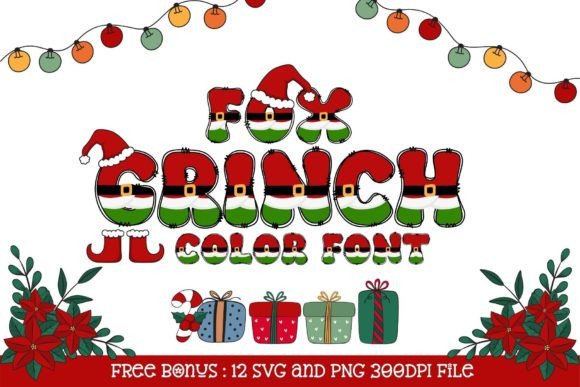 Fox Grinch Font: Elevate Your Holiday Designs with Whimsical Charm