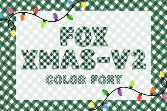 Fox Xmas-v2: A Festive Color Font for Standout Design