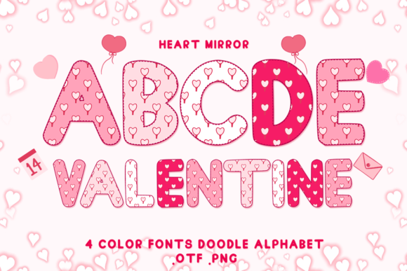Heart Mirror: Adorable Color Fonts for Valentine's & Beyond