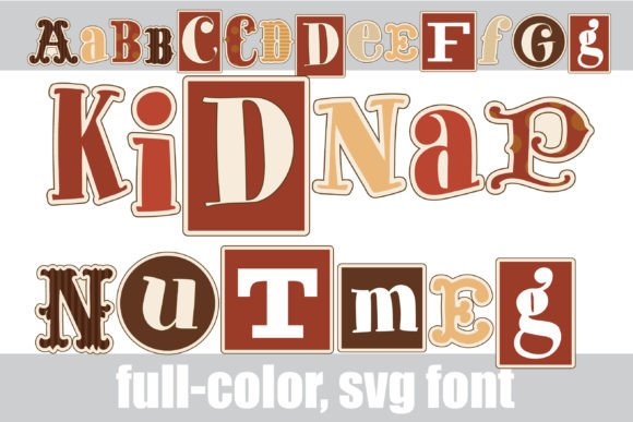 Kidnap Nutmeg: A Modern Font for Bold Design