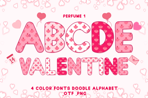 Perfume 1: Adorable Color Fonts for Creative Design