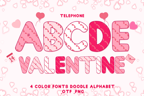 Telephone: Adorable Color Fonts for Creative Design